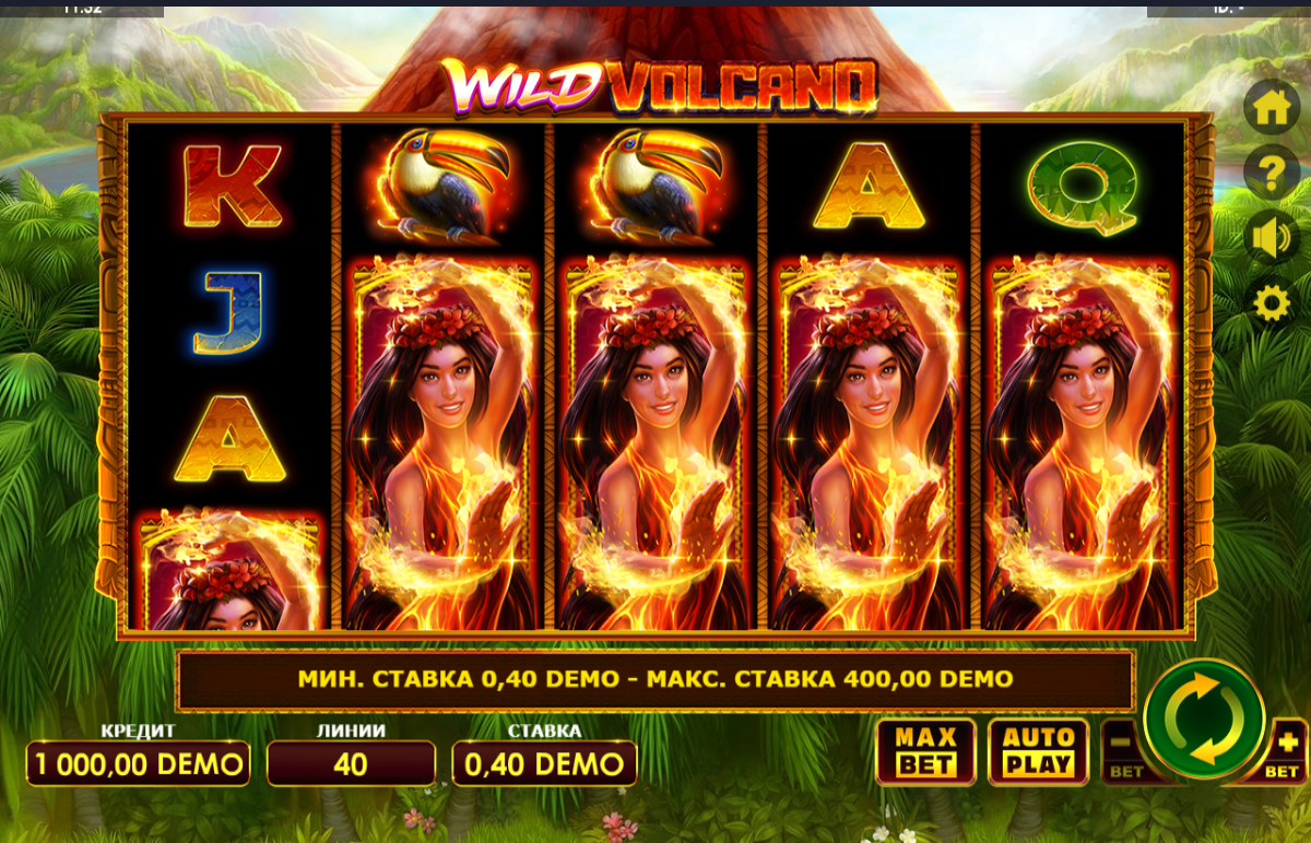 Изображение игрового автомата Wild Volcano