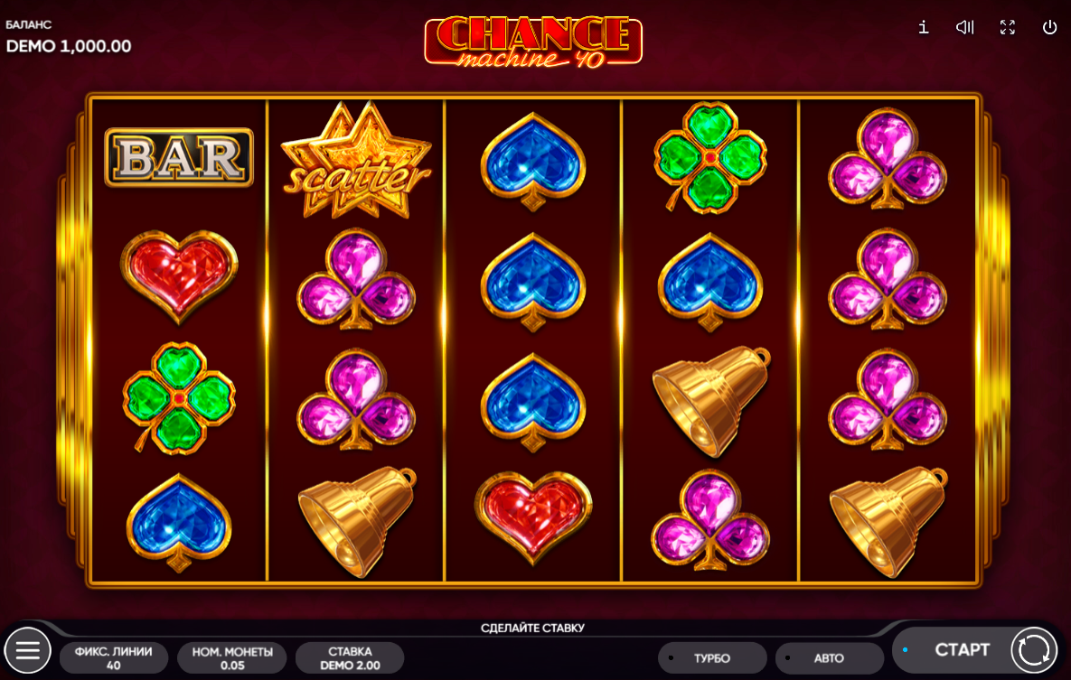 Изображение игрового автомата Chance Machine 40