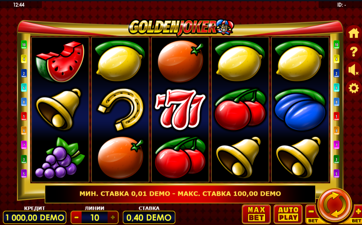 Изображение игрового автомата Golden Joker