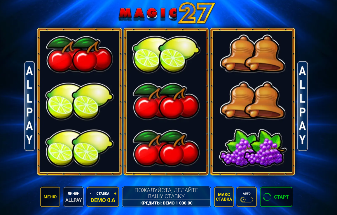 Изображение игрового автомата Magic 27