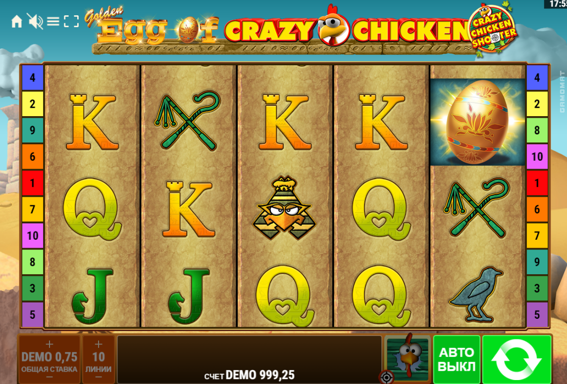 Изображение автомата Golden Egg Of Crazy Chicken Ccs