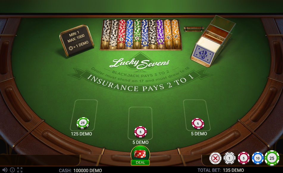 Изображение игрового автомата Blackjack Lucky Sevens
