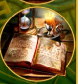 Символ игрового автомата Secrets Of Alchemy Книга