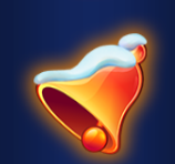Символ игрового автомата Santa's Fruits Колокольчик