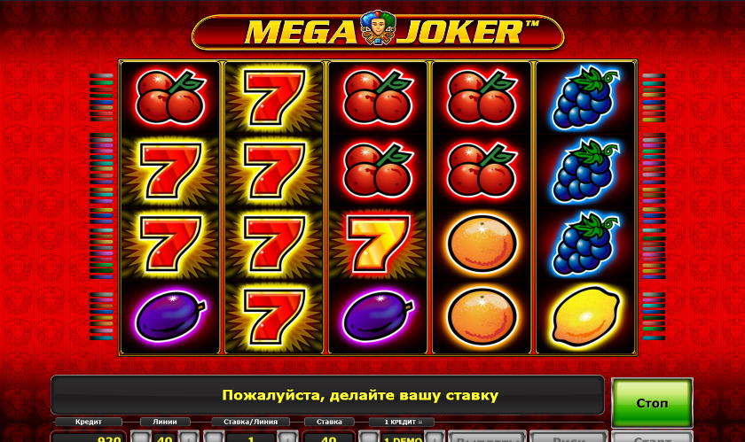 Изображение игрового автомата Mega Joker