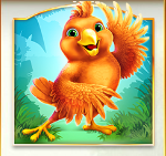 Символ игрового автомата Feather Frenzy Желтая птица